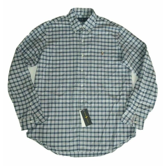 Polo Ralph Lauren Men's Classic Fit Plaid Oxford - Picture 2 of 4